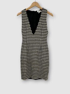 Vintage Ann Taylor Studio Luciano Tempesta Wool Blend Sheath Dress Size P